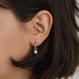 Aros, Bañado en oro, Zirconia cúbica artificial