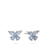 Tuerca, Plata 925 bañada en rodio, Zirconia cúbica artificial