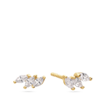 Tuerca, Oro de 9 quilates, Zirconia cúbica artificial