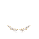 Tuerca, Oro de 9 quilates, Zirconia cúbica artificial
