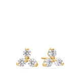 Tuerca, Oro de 9 quilates, Zirconia cúbica artificial