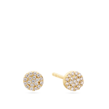 Tuerca, Oro de 9 quilates, Zirconia cúbica artificial