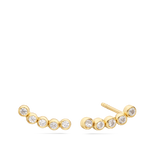 Tuerca, Oro de 9 quilates, Zirconia cúbica artificial