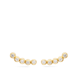 Tuerca, Oro de 9 quilates, Zirconia cúbica artificial