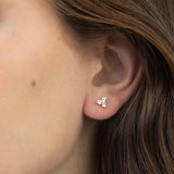 Tuerca, Bañado en oro, Zirconia cúbica artificial