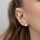 Tuerca, Bañado en oro, Zirconia cúbica artificial