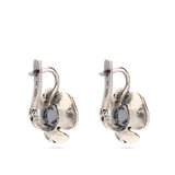 Gotas, Plata 925 con oro 9k, Zirconia cúbica artificial, Perla cultivada