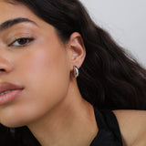 Tuerca, Plata 925 bañada en rodio, Sin piedra