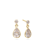 Tuerca, Oro de 9 quilates, Zirconia cúbica artificial