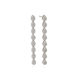 Gotas, Plata 925 bañada en rodio, Zirconia cúbica artificial