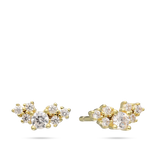 Tuerca, Bañado en oro, Zirconia cúbica artificial