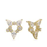 Tuerca, Bañado en oro, Zirconia cúbica artificial