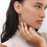 Gotas, Bañado en oro, Zirconia cúbica artificial