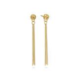 Gotas, Bañado en oro, Zirconia cúbica artificial