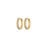Aros, Bañado en oro, Zirconia cúbica artificial