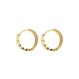 Aros, Bañado en oro, Zirconia cúbica artificial