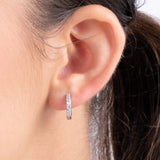 Aros, Plata de Ley 925, Zirconia cúbica artificial