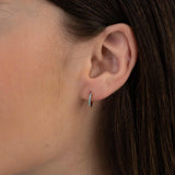 Aros, Bañado en oro, Zirconia cúbica artificial