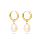 Aros, Bañado en oro, Perla cultivada