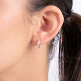 Aros, Bañado en oro, Zirconia cúbica artificial