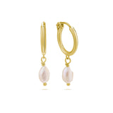 Aros, Bañado en oro, Perla cultivada