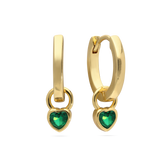 Aros, Bañado en oro, Zirconia cúbica artificial