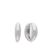 Aros, Plata 925 bañada en rodio, Sin piedra