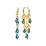 Aros, Bañado en oro, Vidrio de plomo