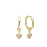Aros, Bañado en oro, Zirconia cúbica artificial