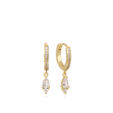 Aros, Bañado en oro, Zirconia cúbica artificial