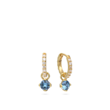 Aros, Bañado en oro, Zirconia cúbica artificial