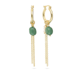 Aros, Bañado en oro, Aventurina artificial, Perla cultivada