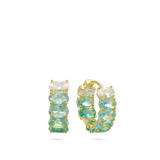 Aros, Bañado en oro, Zirconia cúbica artificial