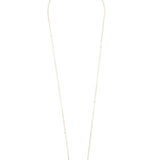 Collar colgante, Bañado en oro, Zirconia cúbica artificial