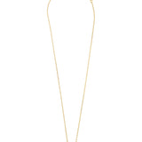 Collar colgante, Bañado en oro, Zirconia cúbica artificial