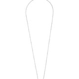 Collar colgante, Plata 925 bañada en rodio, Zirconia cúbica artificial