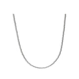Cadena lisa, Plata de Ley 925, Sin piedra