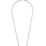 Collar gargantilla, Plata 925 bañada en rodio, Sin piedra