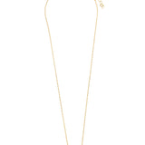 Collar colgante, Bañado en oro, Zirconia cúbica artificial