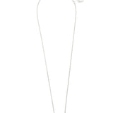 Collar colgante, Plata 925 bañada en rodio, Zirconia cúbica artificial