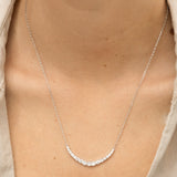 Collar colgante, Plata de Ley 925, Zirconia cúbica artificial