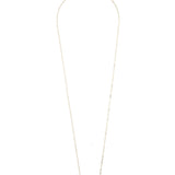 Collar colgante, Bañado en oro, Zirconia cúbica artificial