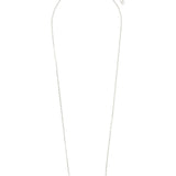 Collar colgante, Plata 925 bañada en rodio, Zirconia cúbica artificial