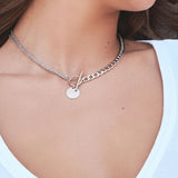 Collar Delicado y Festivo, Acero inoxidable, Sin piedra