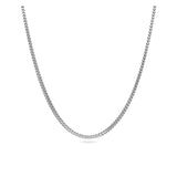 collar de hombre, Acero inoxidable, Sin piedra