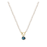collar de perlas, Bañado en oro, Perla cultivada, Vidrio de plomo