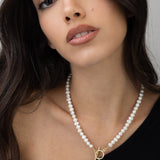 collar de perlas, Bañado en oro, Perla cultivada, Vidrio de plomo