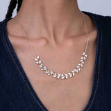 Cadena de elementos, Bañado en oro, Zirconia cúbica artificial