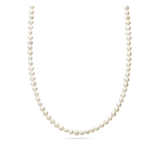 Collar Delicado y Festivo, Plata 925 bañada en rodio, Perla cultivada