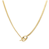 Collar gourmet, Bañado en oro, Sin piedra